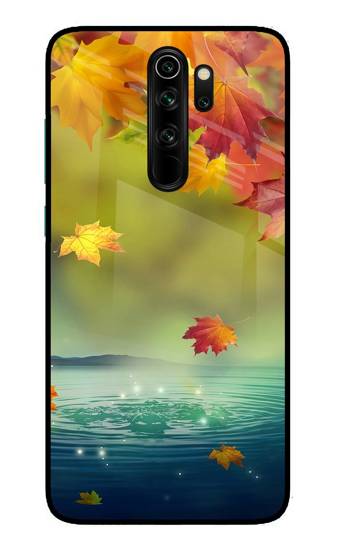 Flowers Redmi Note 8 Pro Glass Case