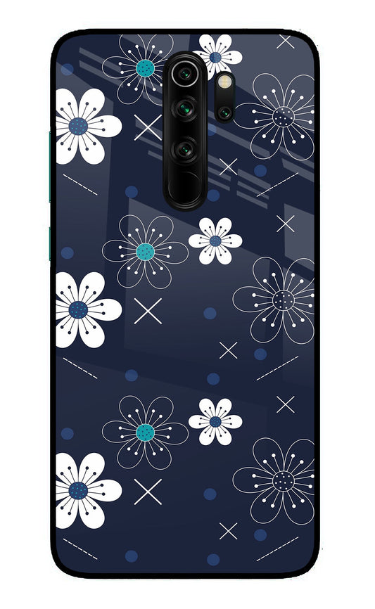 Flowers Redmi Note 8 Pro Glass Case