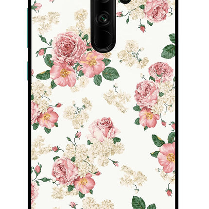 Flowers Redmi Note 8 Pro Glass Case
