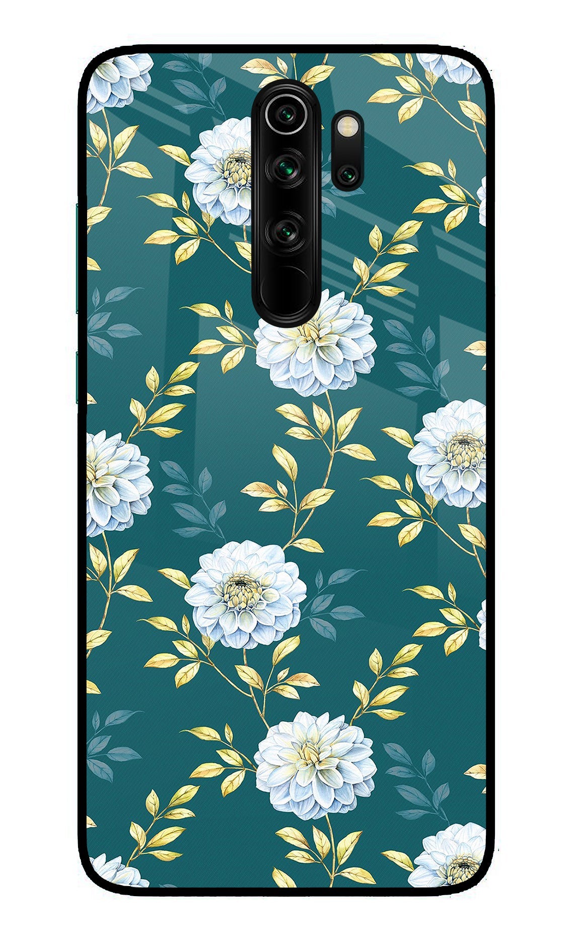 Flowers Redmi Note 8 Pro Glass Case