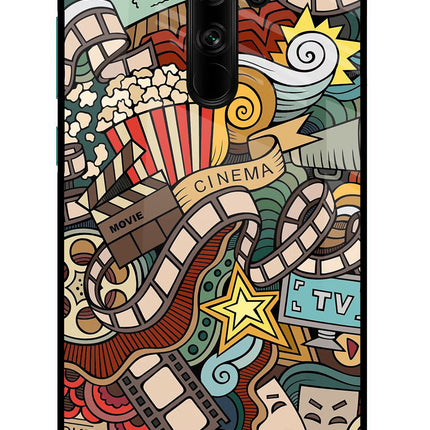 Cinema Abstract Redmi Note 8 Pro Glass Case