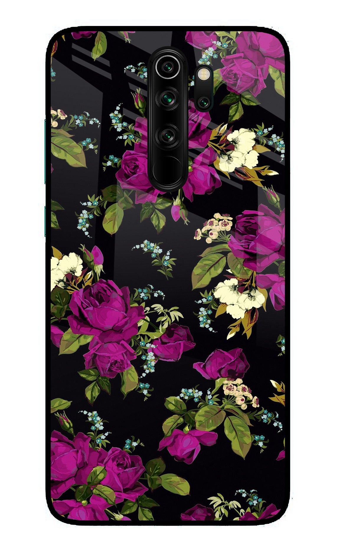 Flowers Redmi Note 8 Pro Glass Case