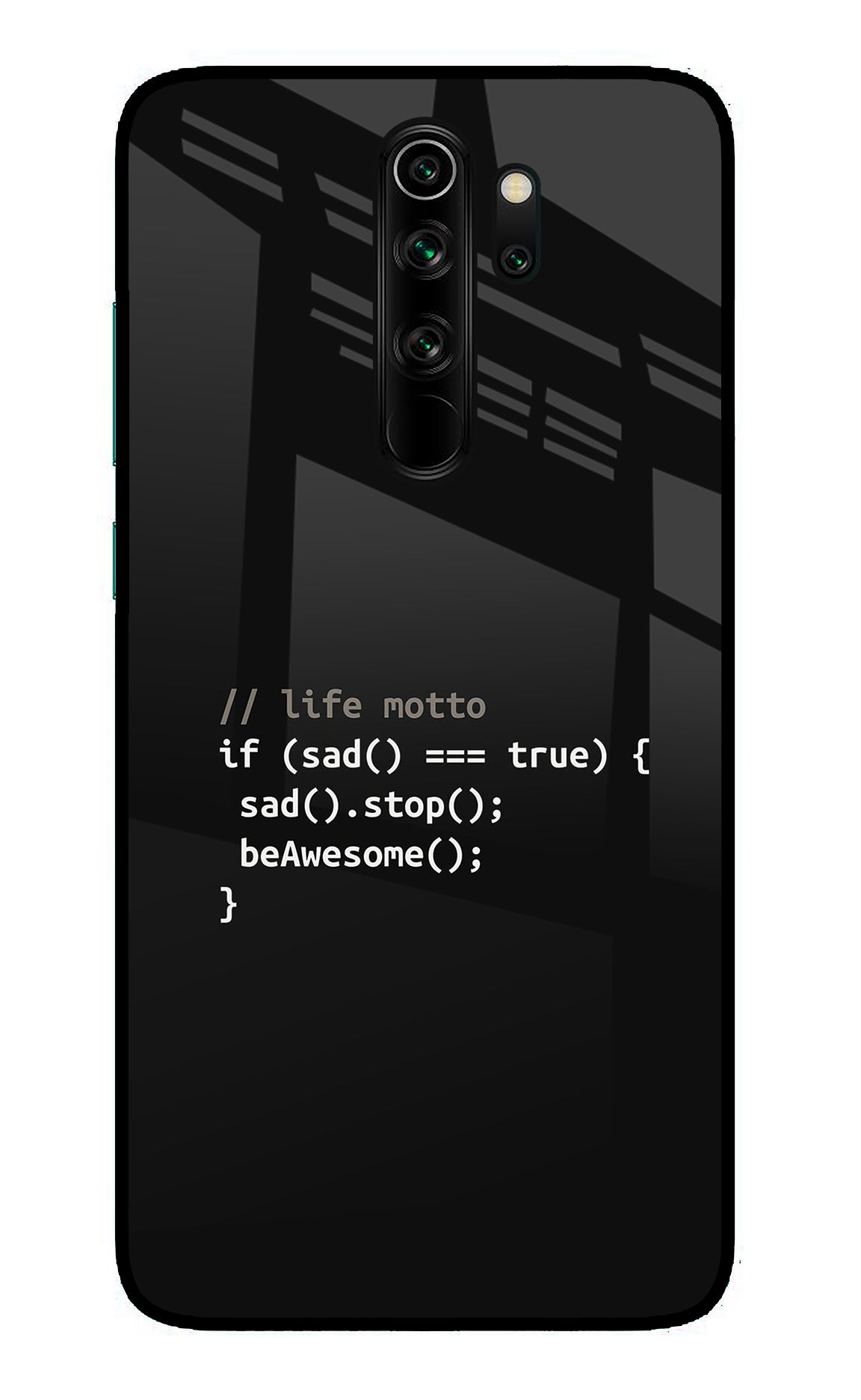 Life Motto Code Redmi Note 8 Pro Back Cover