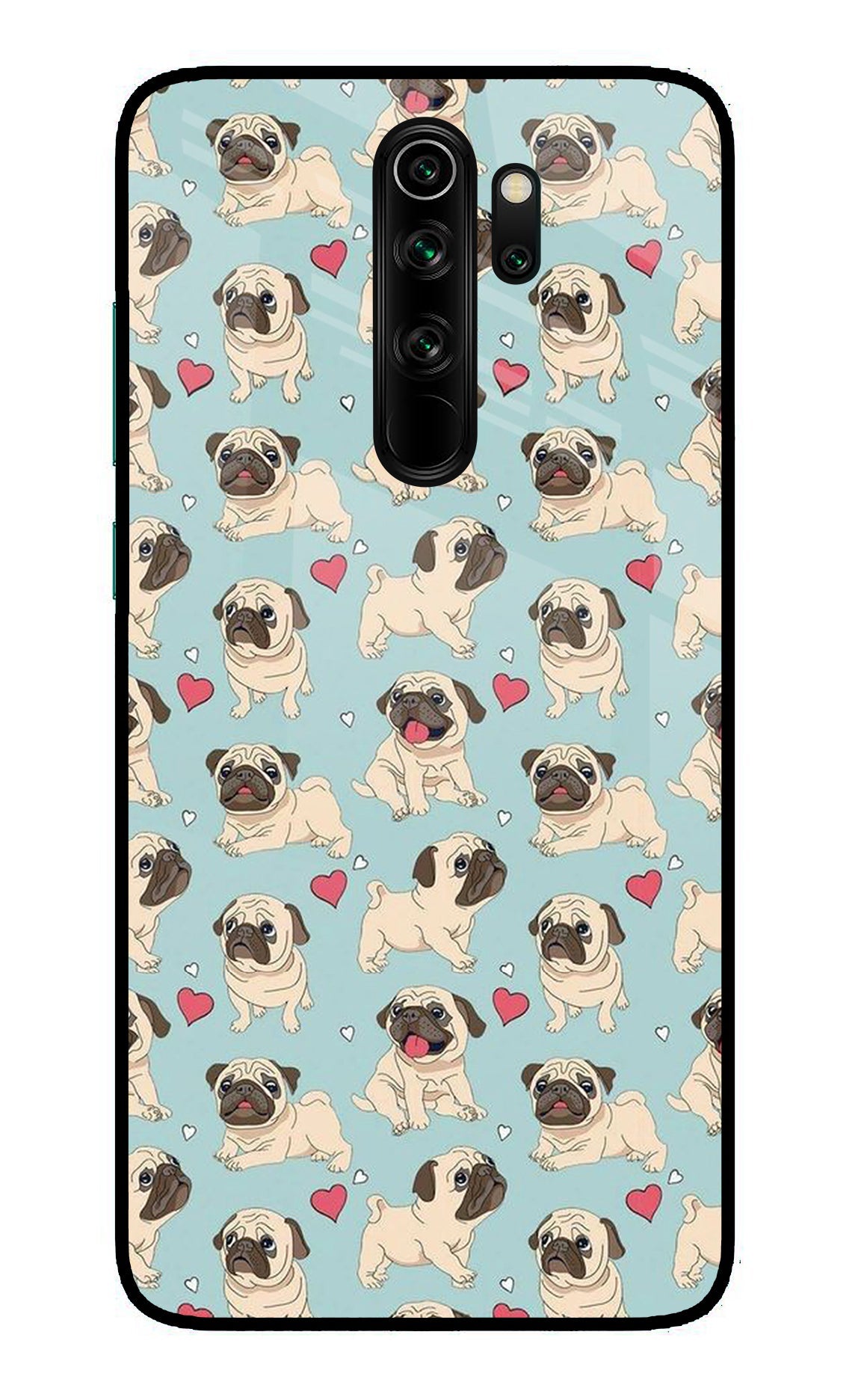 Pug Dog Redmi Note 8 Pro Glass Case