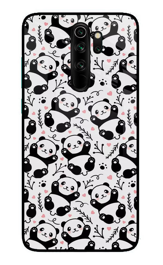 Cute Panda Redmi Note 8 Pro Glass Case