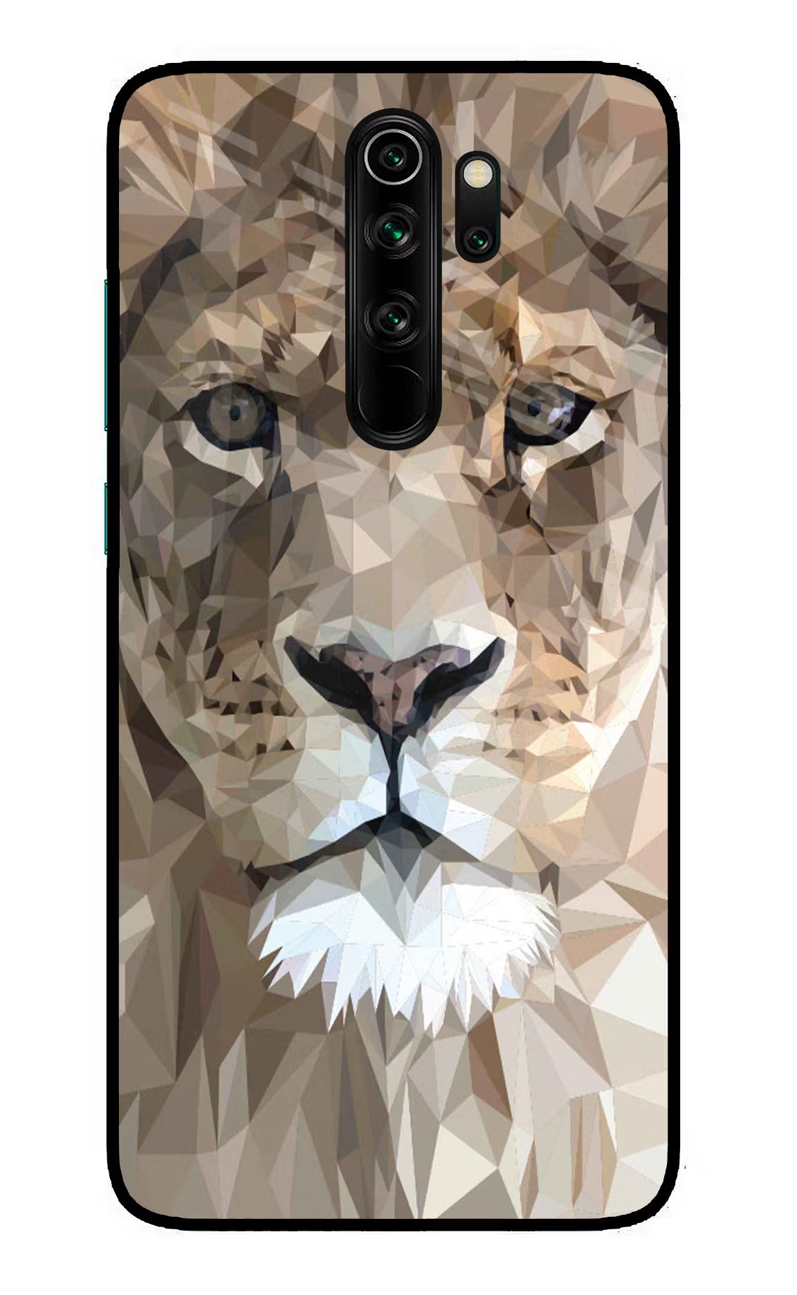 Lion Art Redmi Note 8 Pro Glass Case Back Cover by Casekaro