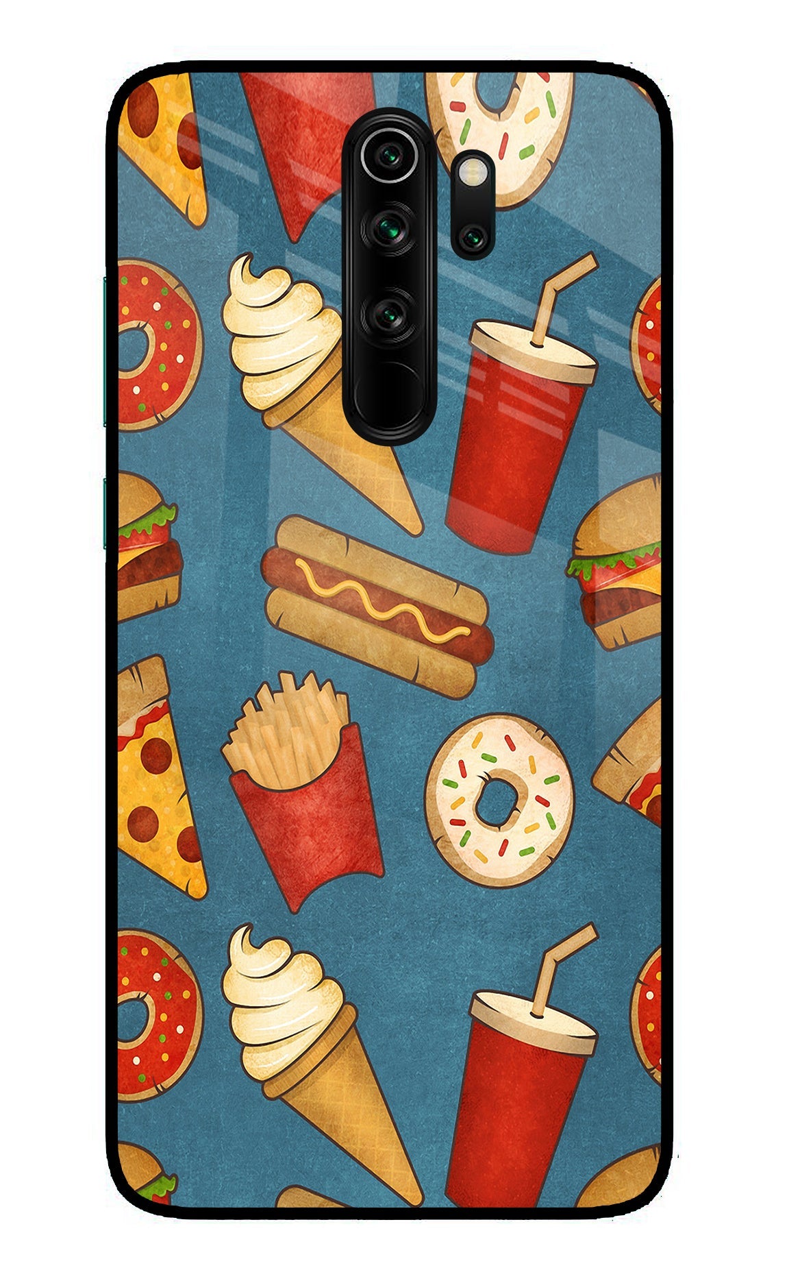 Foodie Redmi Note 8 Pro Glass Case