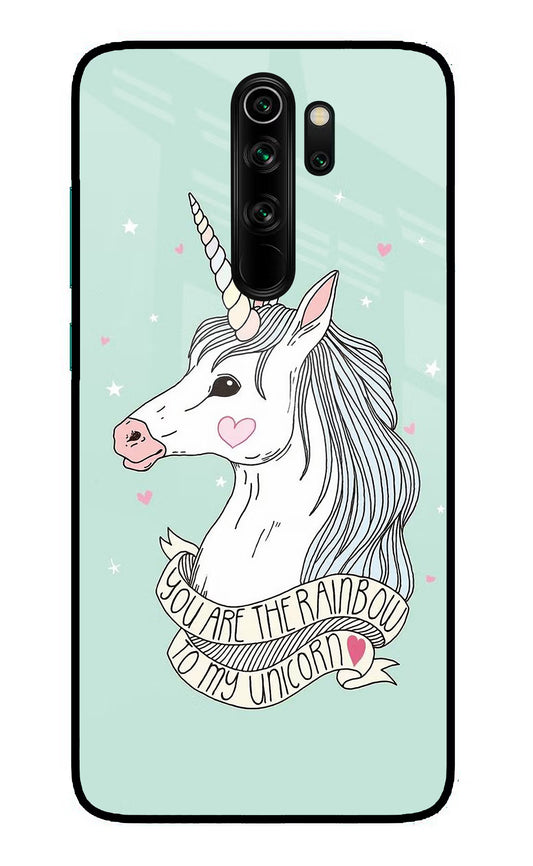 Unicorn Wallpaper Redmi Note 8 Pro Glass Case