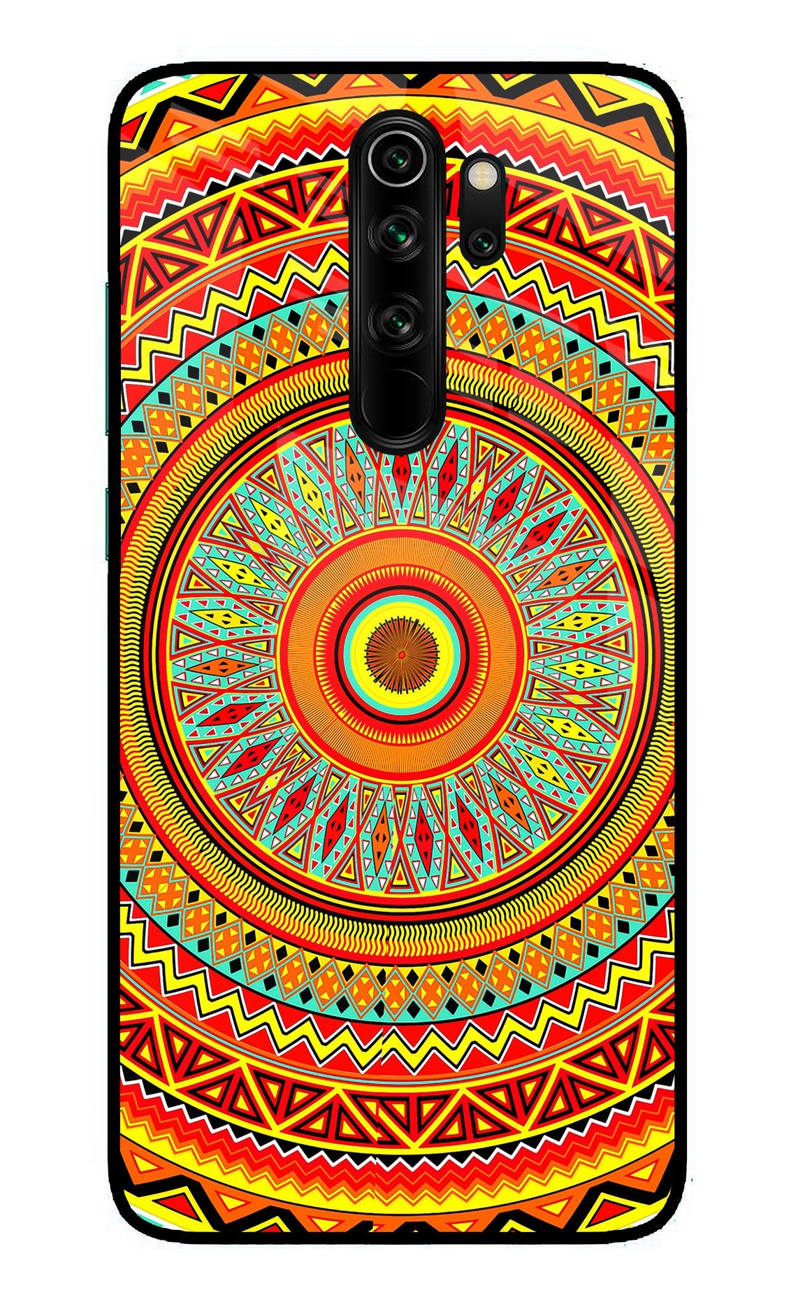 Mandala Pattern Redmi Note 8 Pro Glass Case