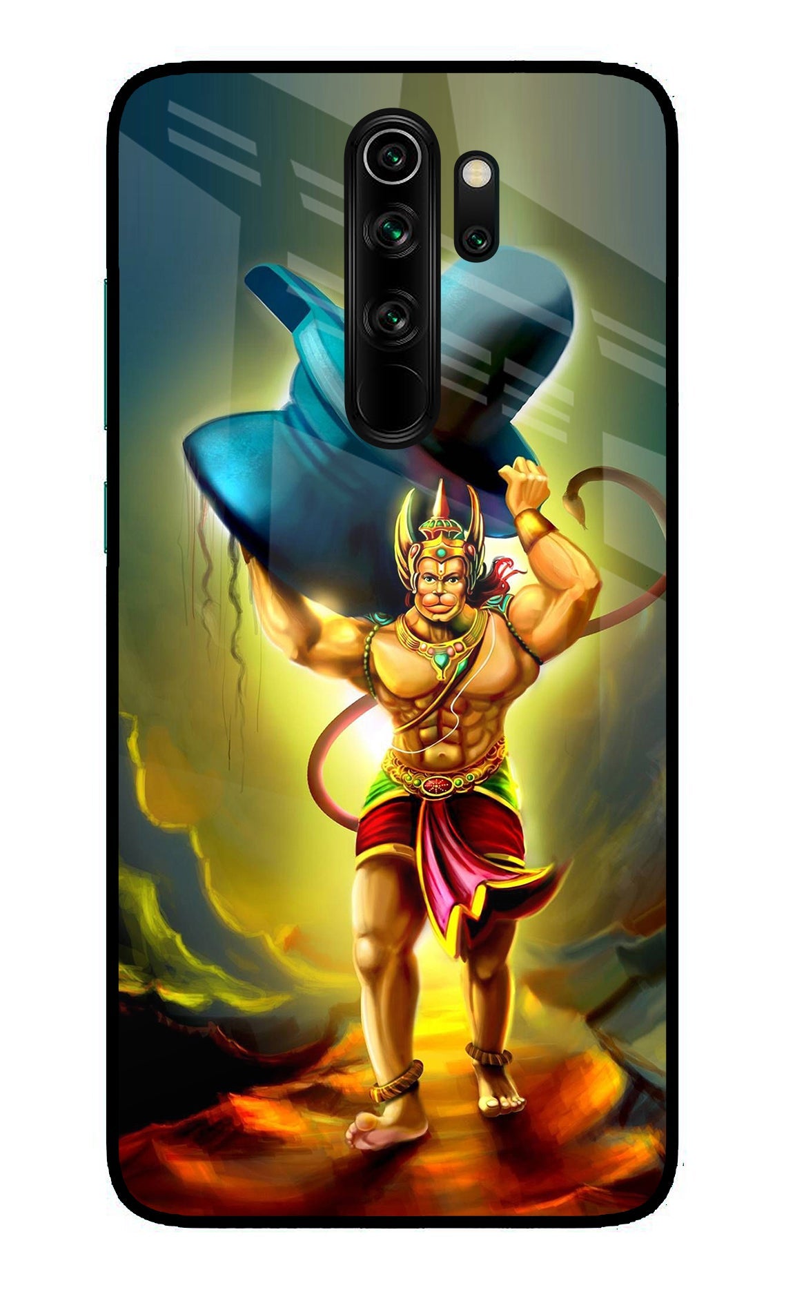 Lord Hanuman Redmi Note 8 Pro Glass Case