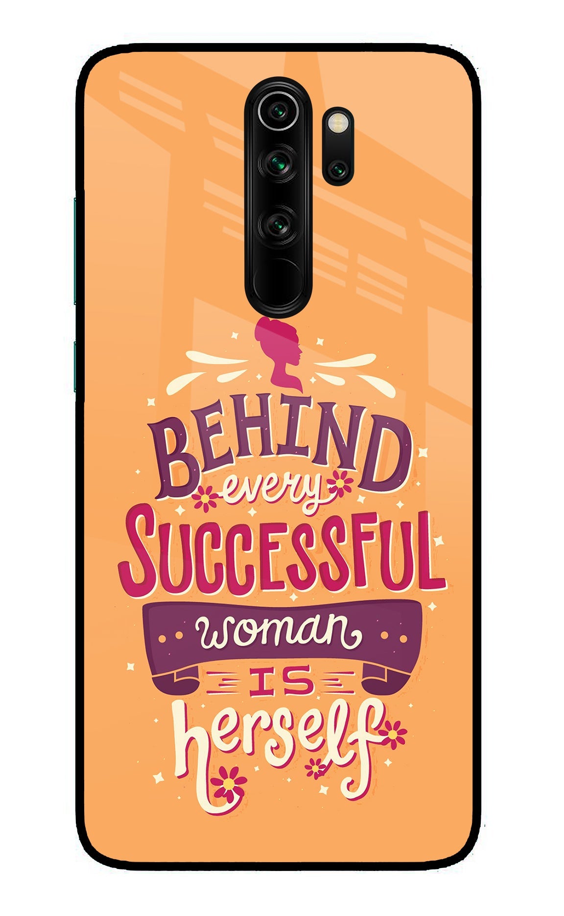 Behind Every Successful Woman There Is Herself Redmi Note 8 Pro Back Cover