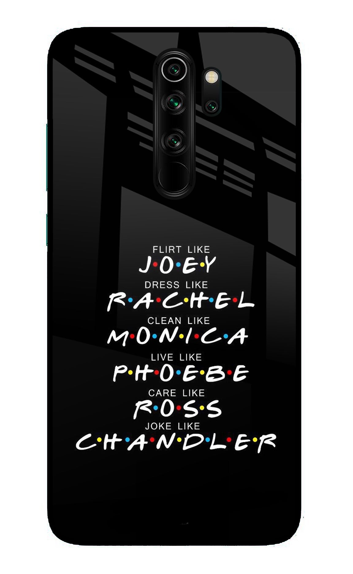 FRIENDS Character Redmi Note 8 Pro Back Cover