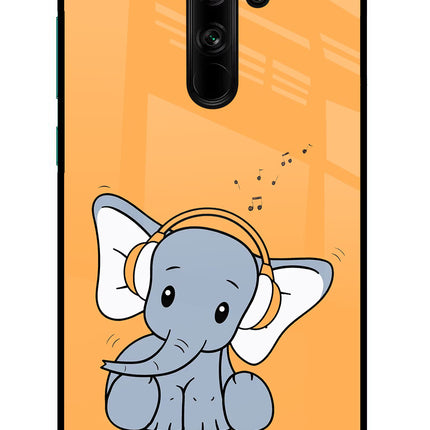 High On Music Redmi Note 8 Pro Glass Case Back Cover by Casekaro