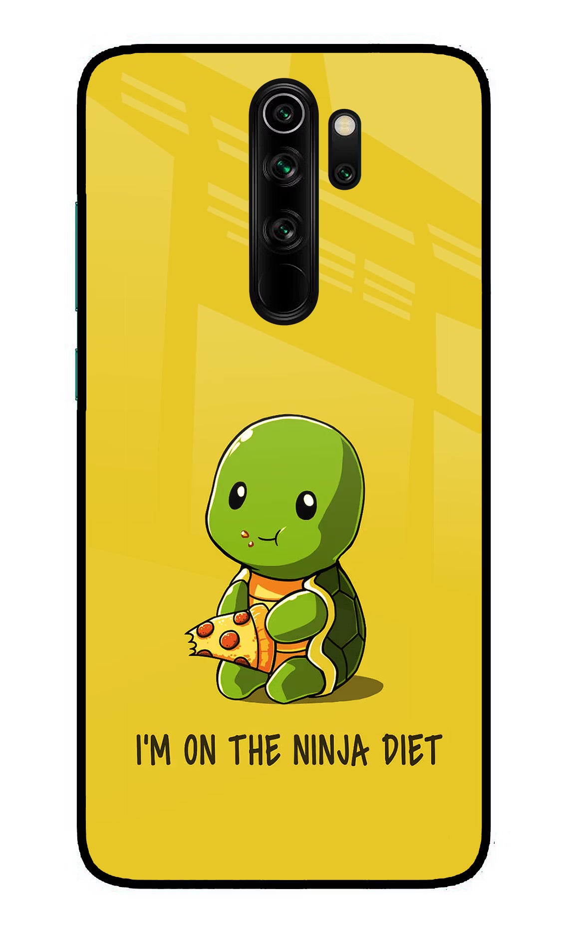 I'm on Ninja Diet Redmi Note 8 Pro Glass Case Back Cover by Casekaro