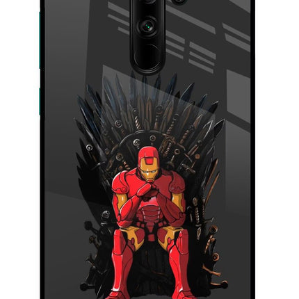 Ironman Throne Redmi Note 8 Pro Glass Case
