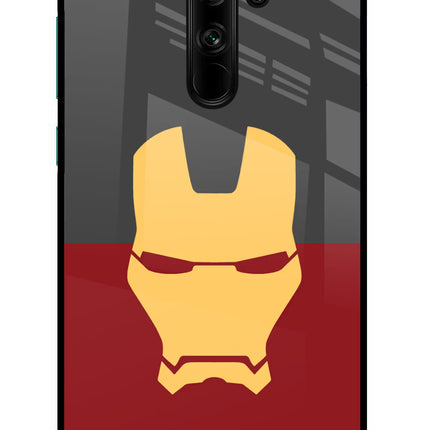Ironman Redmi Note 8 Pro Glass Case Back Cover by Casekaro