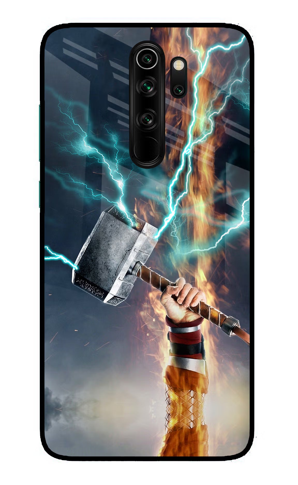 Thor Hammer Mjolnir Redmi Note 8 Pro Glass Case