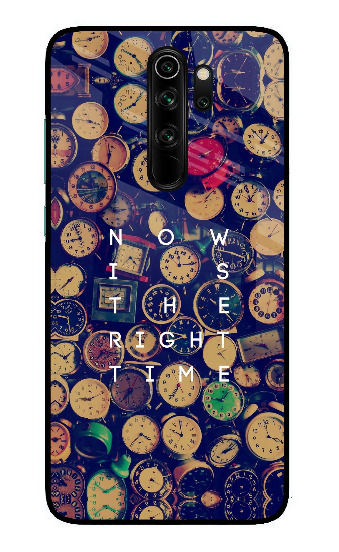 Now is the Right Time Quote Redmi Note 8 Pro Back Cover