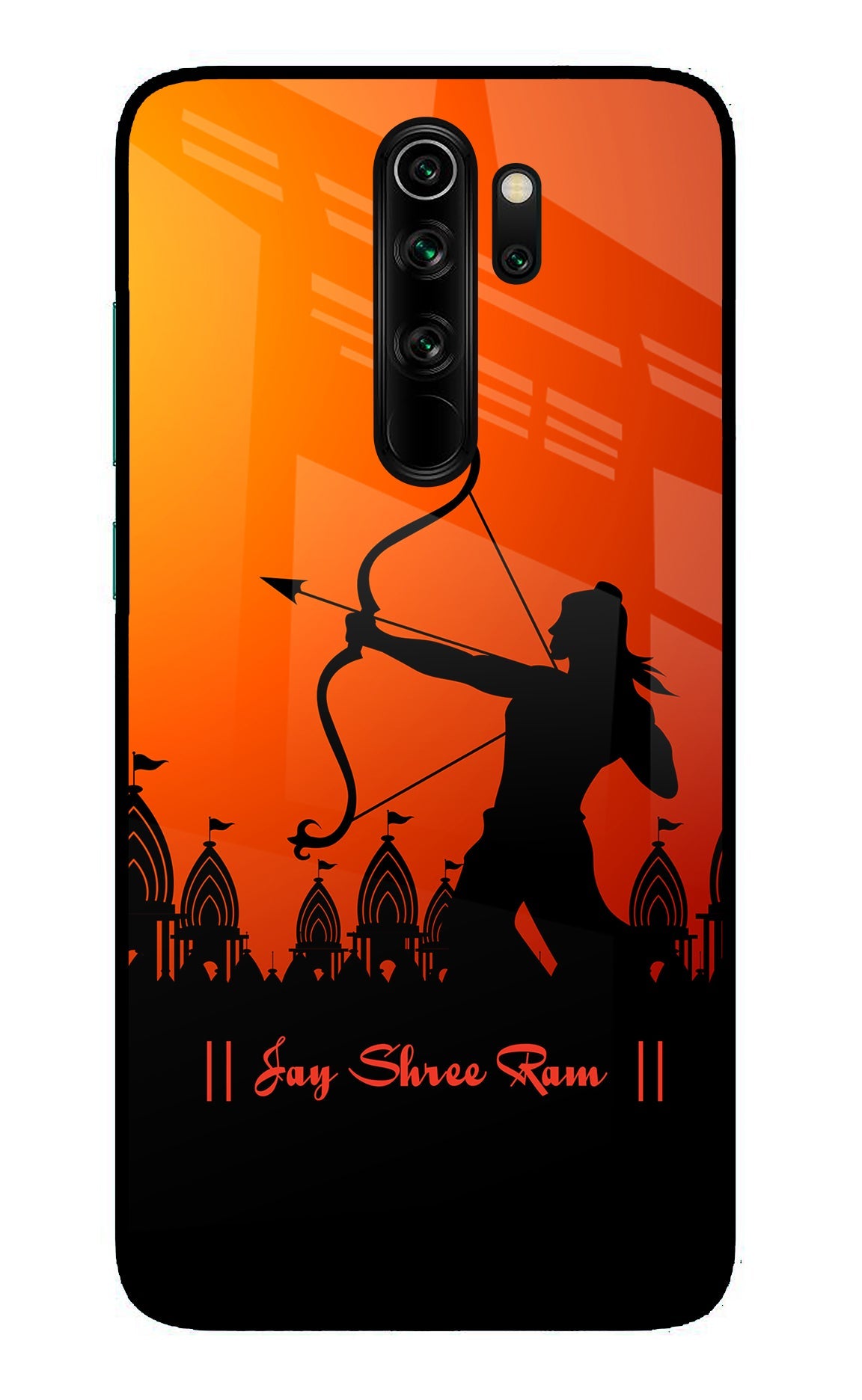 Lord Ram - 4 Redmi Note 8 Pro Glass Case