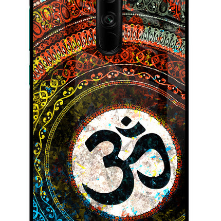 Om Cultural Redmi Note 8 Pro Glass Case Back Cover by Casekaro