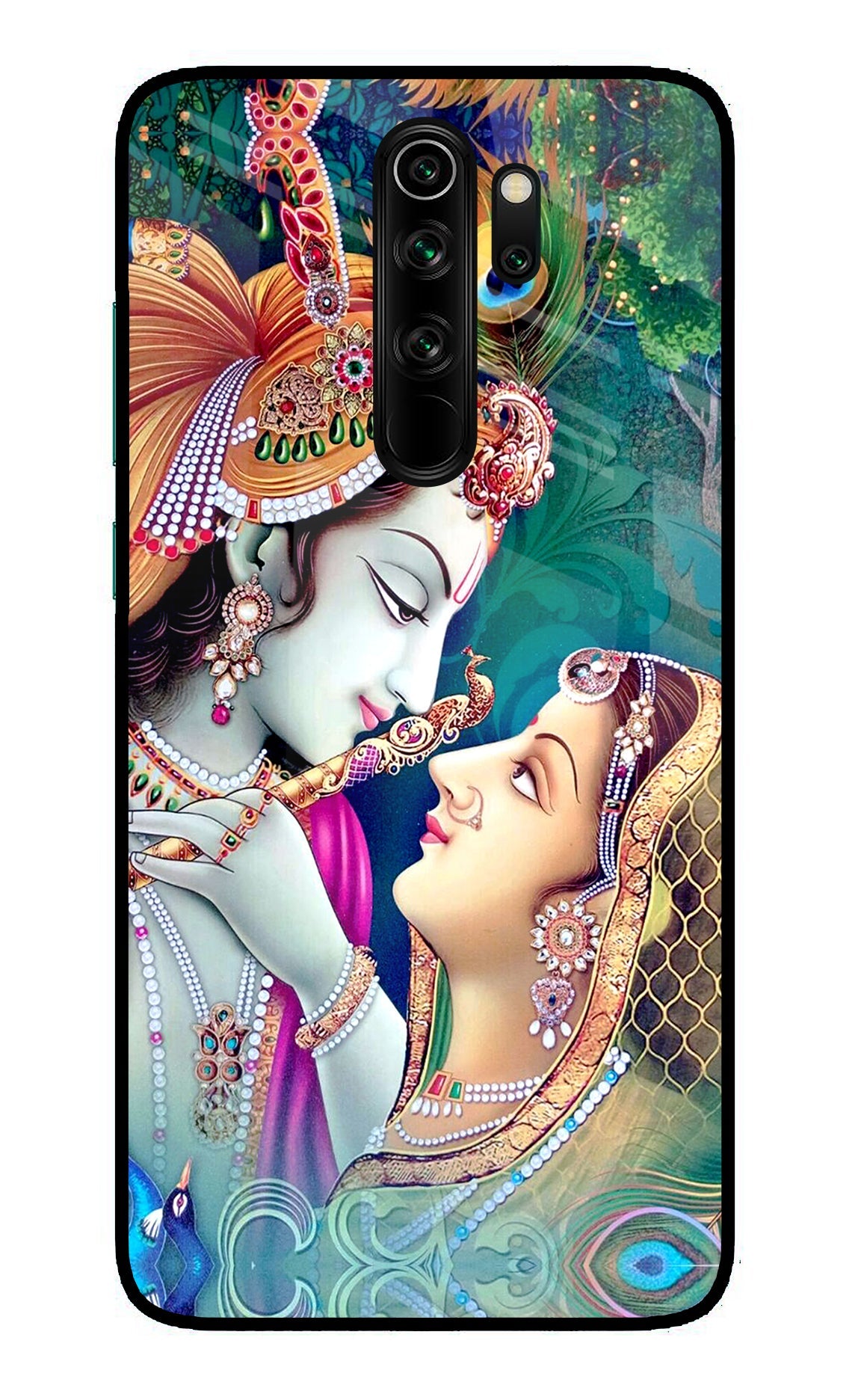 Lord Radha Krishna Redmi Note 8 Pro Glass Case