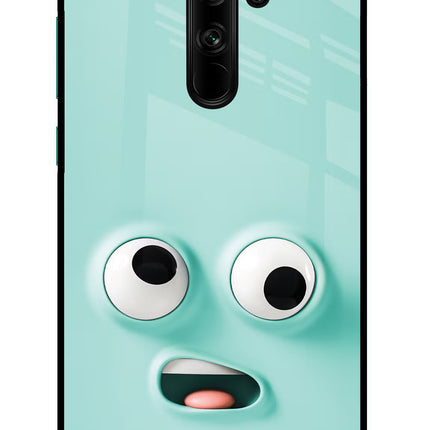 Funny Cartoon Redmi Note 8 Pro Glass Case Back Cover by Casekaro