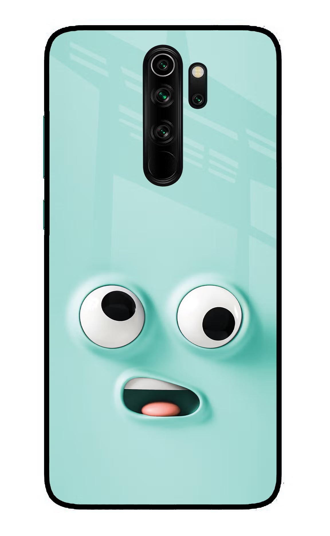Funny Cartoon Redmi Note 8 Pro Glass Case Back Cover by Casekaro