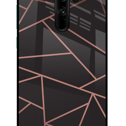 Geometric Pattern Redmi Note 8 Pro Glass Case Back Cover by Casekaro