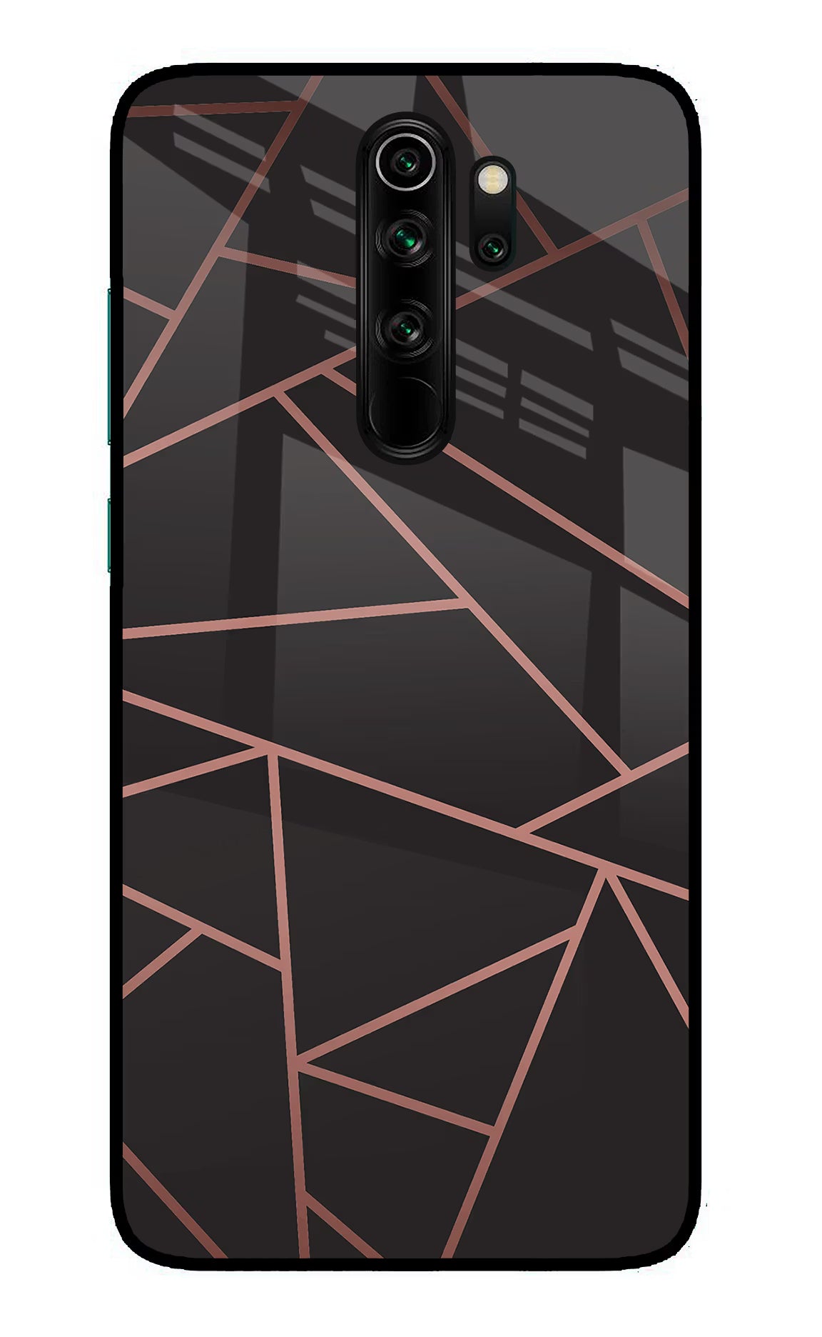 Geometric Pattern Redmi Note 8 Pro Glass Case Back Cover by Casekaro