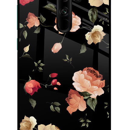 Flowers Redmi Note 8 Pro Glass Case Back Cover by Casekaro
