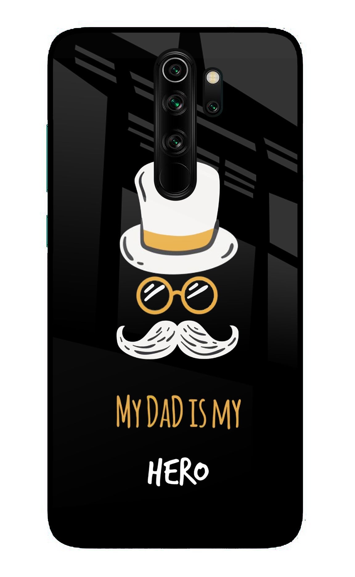 My Dad Is My Hero Redmi Note 8 Pro Glass Case