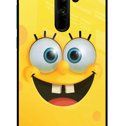 Sponge 1 Redmi Note 8 Pro Glass Case Back Cover by Casekaro