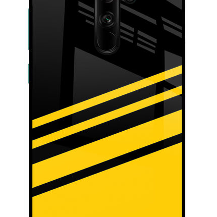 Yellow Shades Redmi Note 8 Pro Glass Case Back Cover by Casekaro