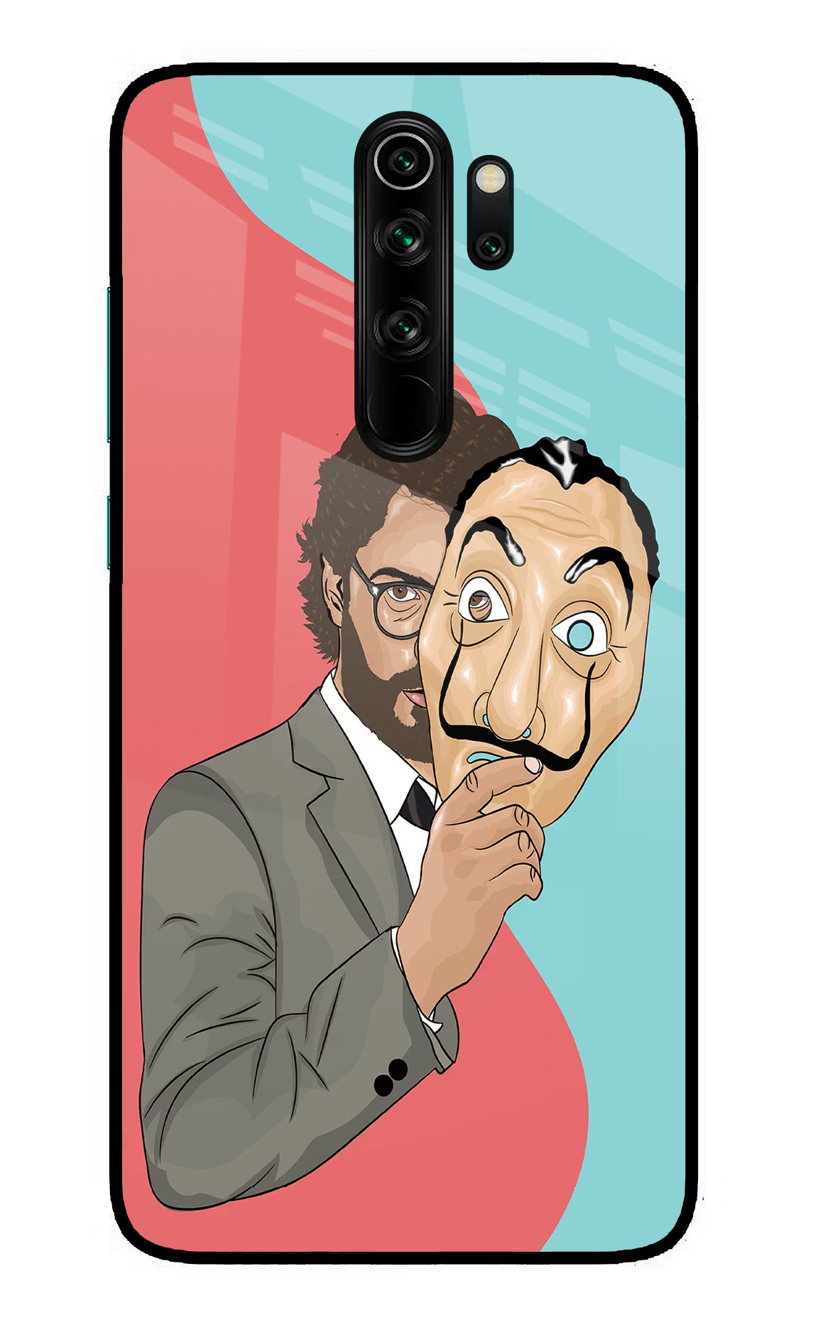 Professor Redmi Note 8 Pro Glass Case Back Cover by Casekaro