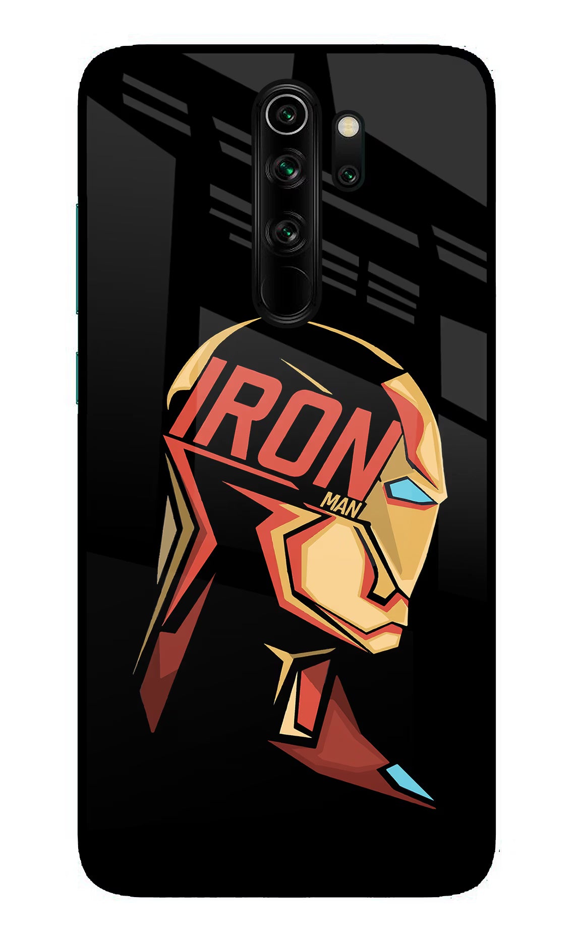 IronMan Redmi Note 8 Pro Glass Case Back Cover by Casekaro