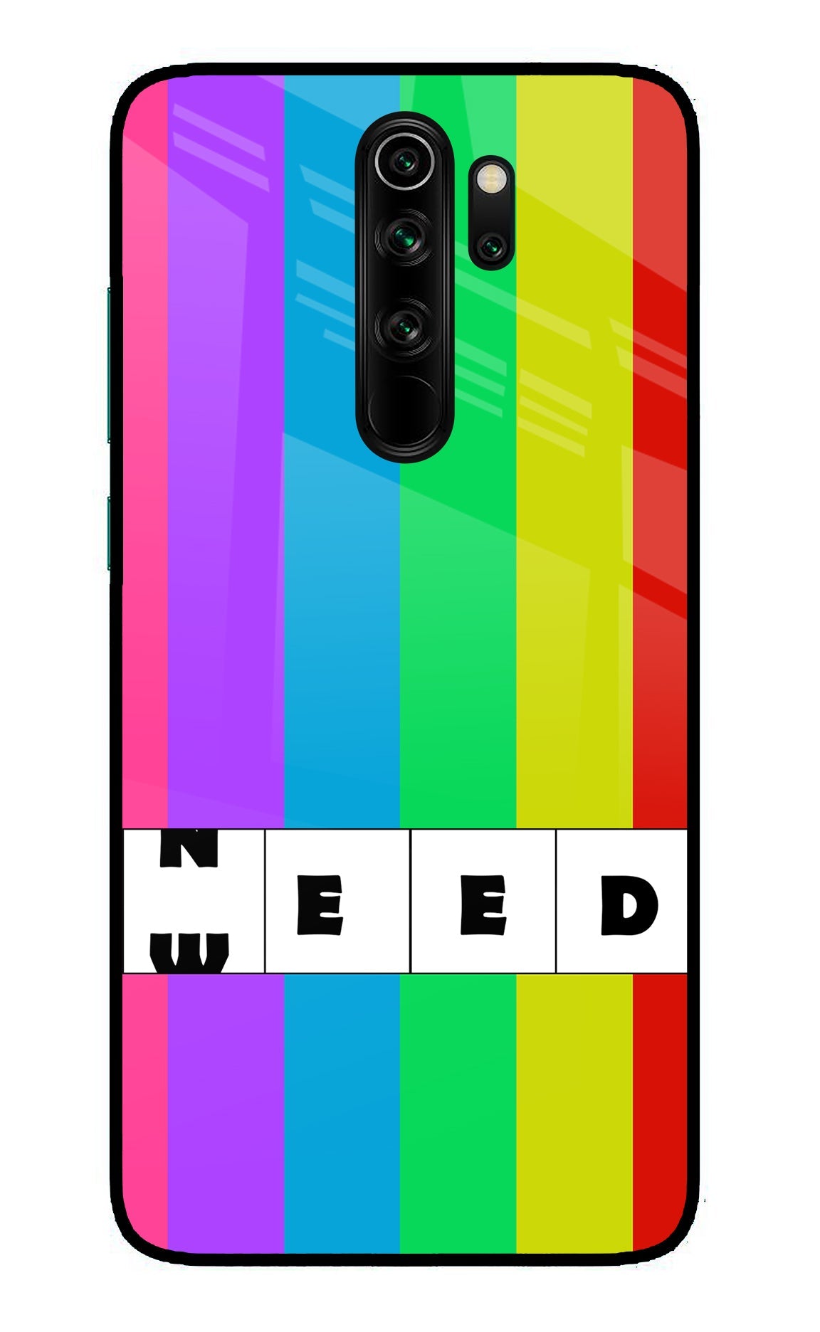 Need Weed Redmi Note 8 Pro Back Cover