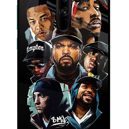 Rappers Redmi Note 8 Pro Glass Case Back Cover by Casekaro