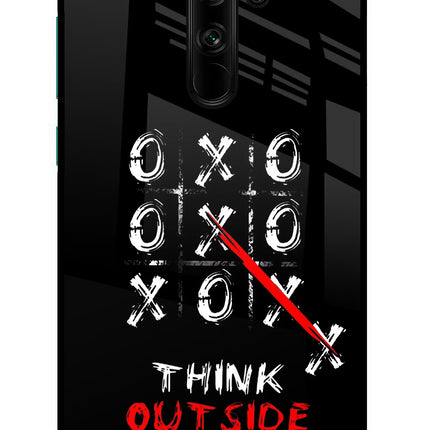 Think out of the BOX Redmi Note 8 Pro Glass Case Back Cover by Casekaro