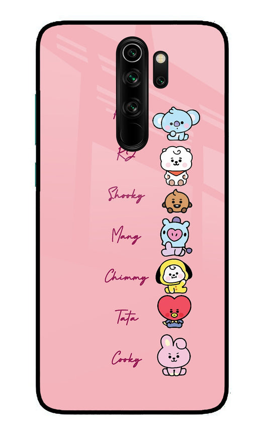 BTS names Redmi Note 8 Pro Glass Case