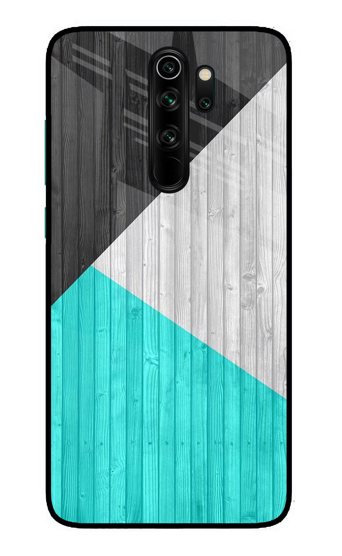 Wooden Abstract Redmi Note 8 Pro Glass Case Back Cover by Casekaro