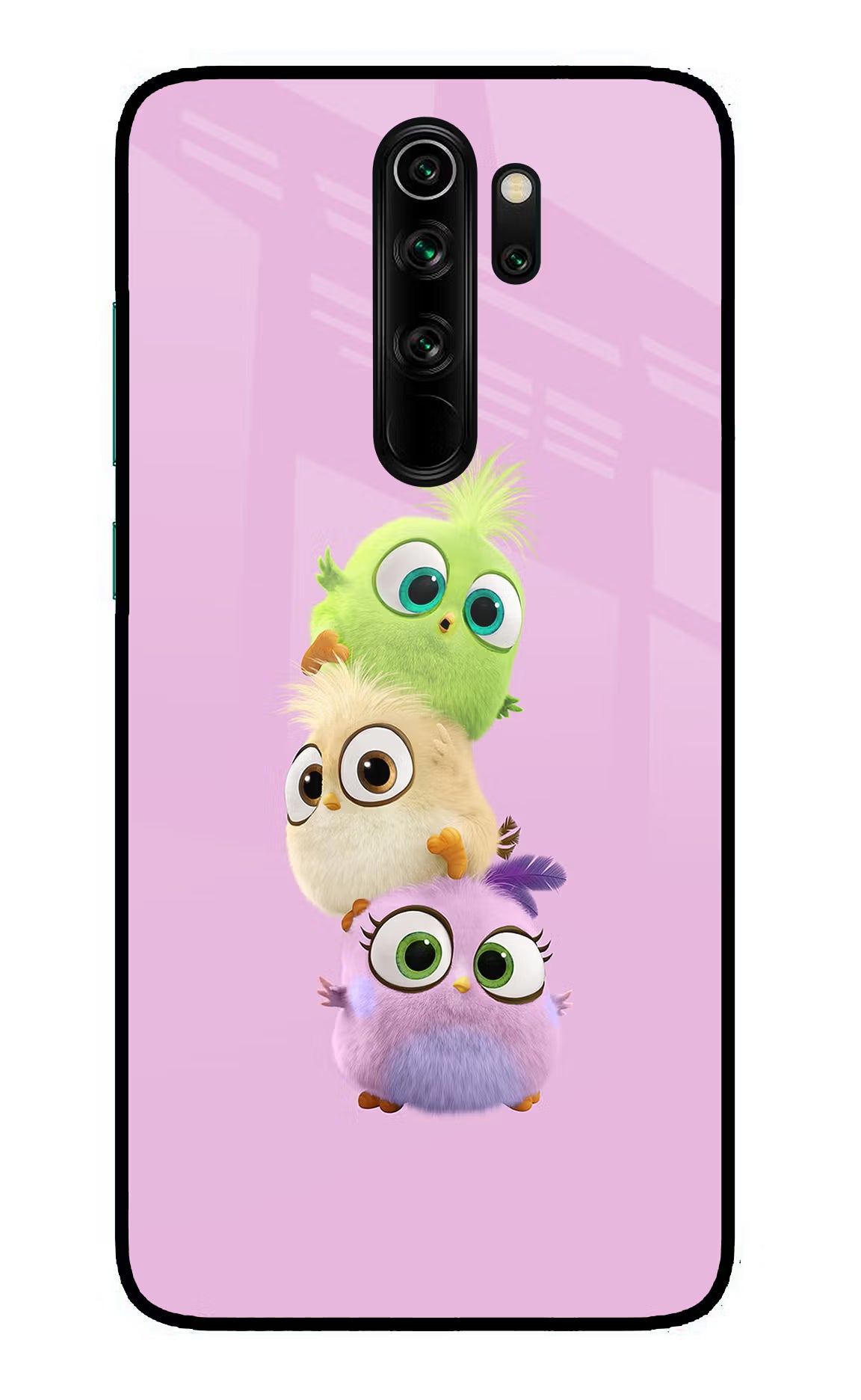 Cute Little Birds Redmi Note 8 Pro Glass Case Back Cover by Casekaro