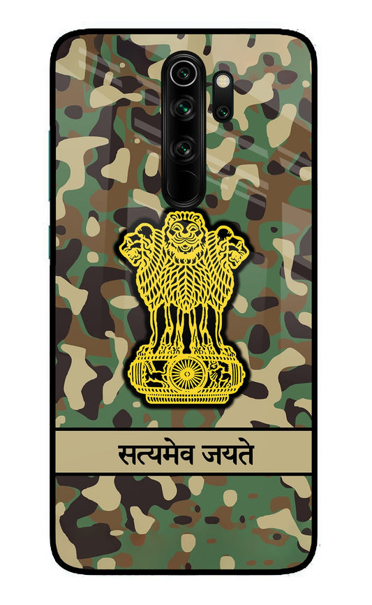 Satyamev Jayate Army Redmi Note 8 Pro Glass Case