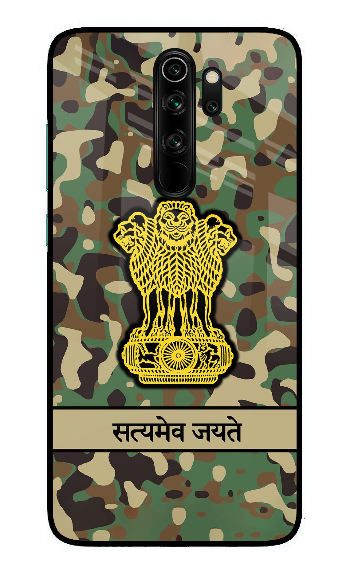 Satyamev Jayate Army Redmi Note 8 Pro Back Cover