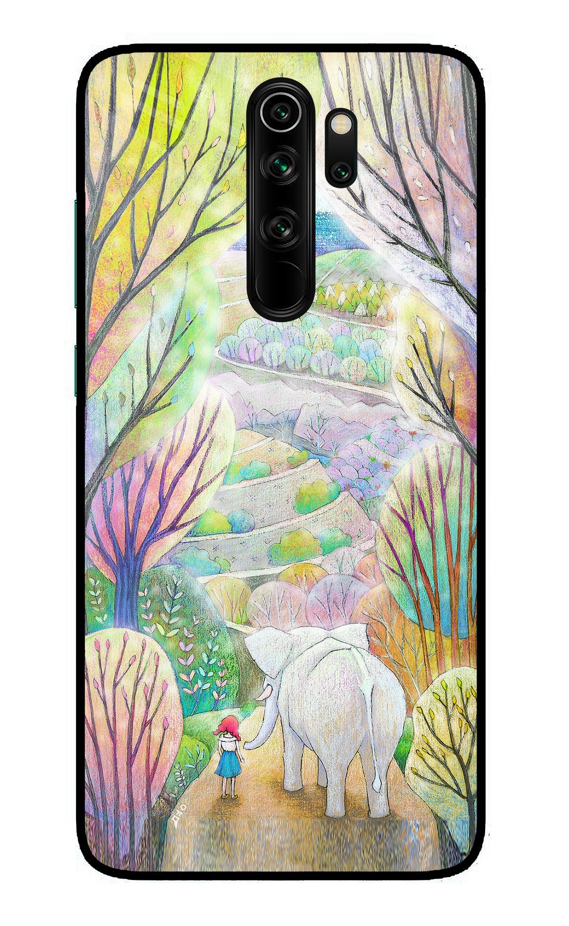 Nature Painting Redmi Note 8 Pro Glass Case