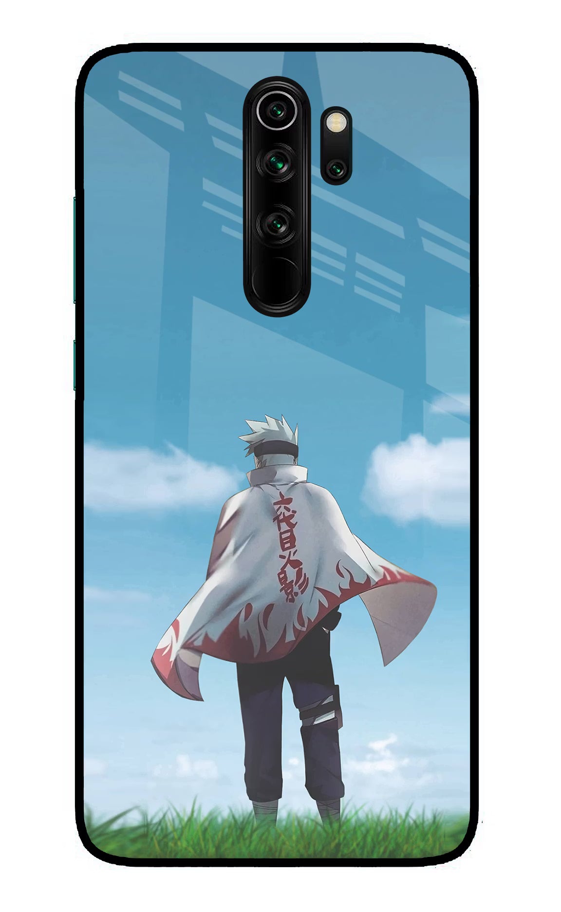 Kakashi Redmi Note 8 Pro Glass Case Back Cover by Casekaro