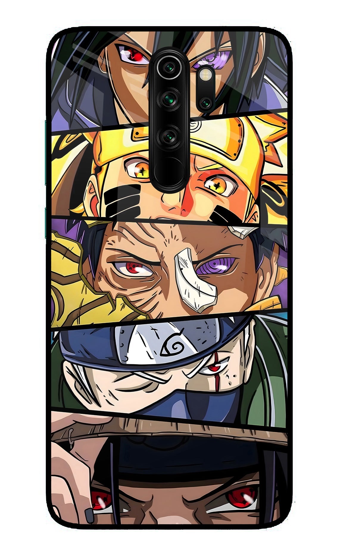 Naruto Character Redmi Note 8 Pro Back Cover