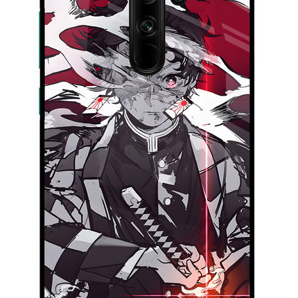 Demon Slayer Redmi Note 8 Pro Glass Case