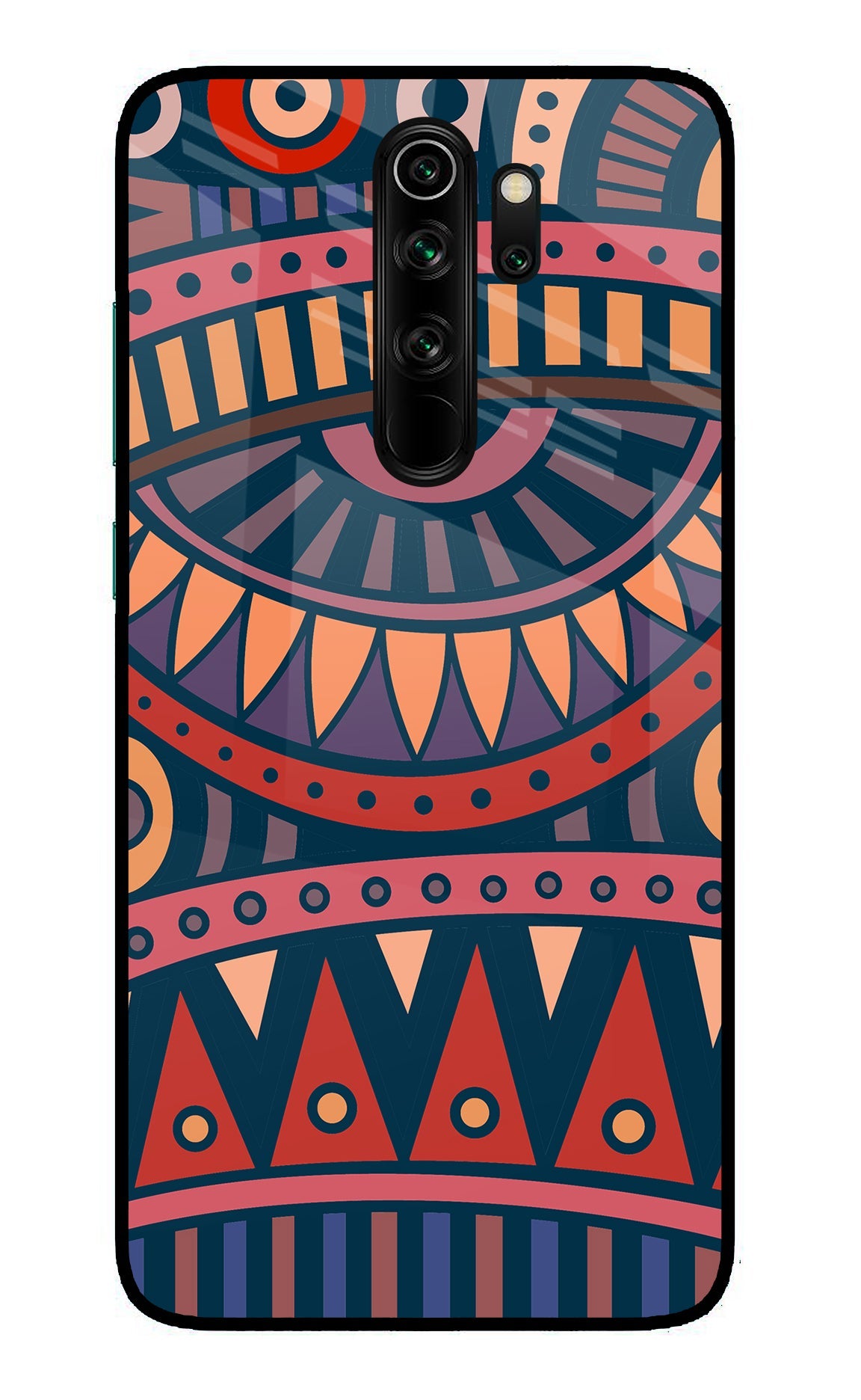 African Culture Design Redmi Note 8 Pro Glass Case