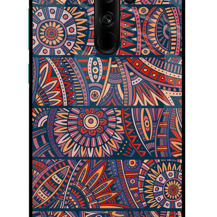 African Culture Design Redmi Note 8 Pro Glass Case Back Cover by Casekaro