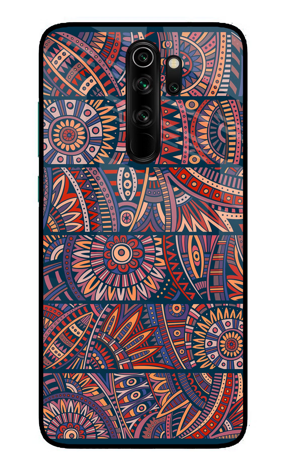 African Culture Design Redmi Note 8 Pro Glass Case